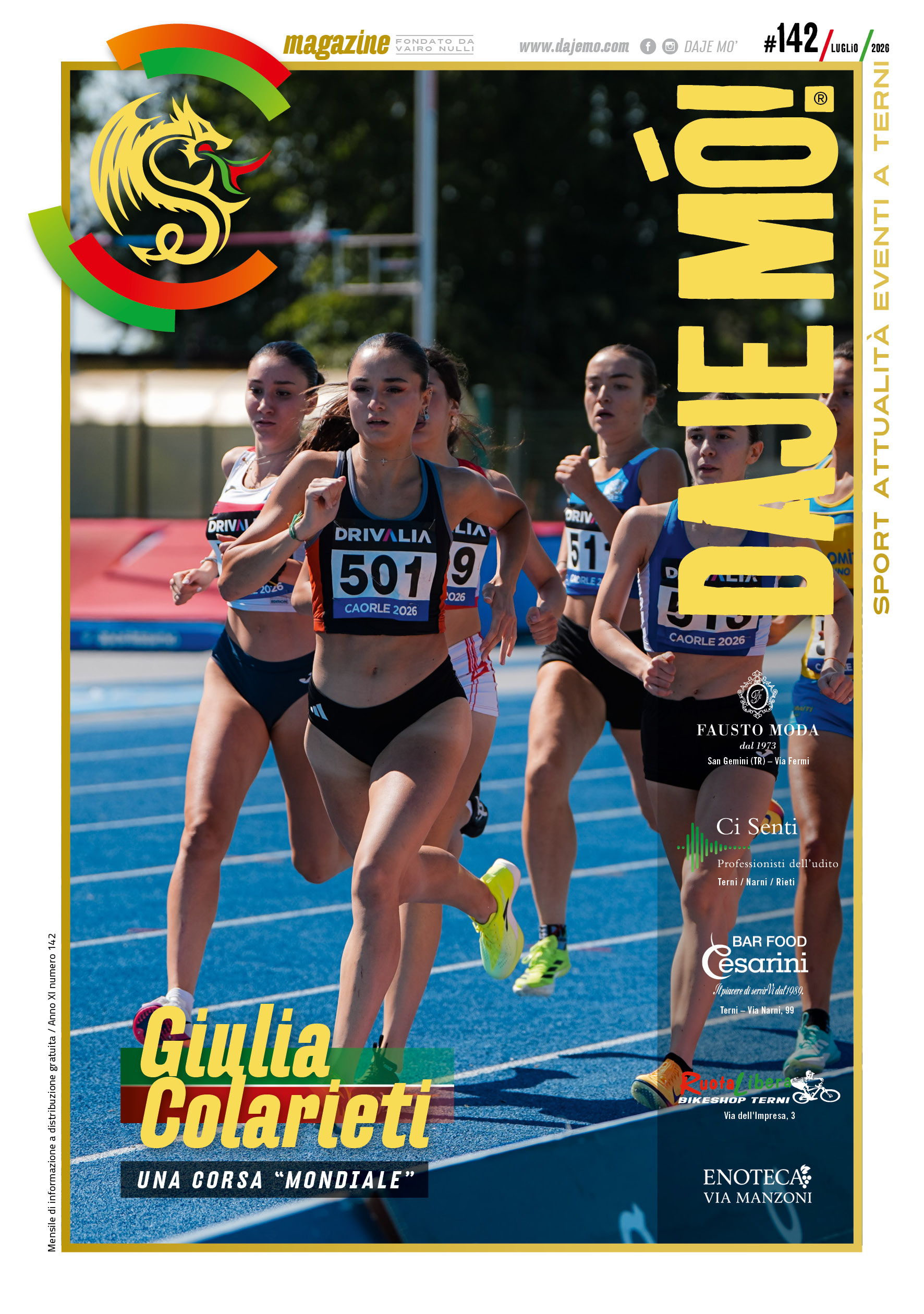 Daje Mó | Sport Eventi Attualità a Terni 1 Dajemo 142 cover
